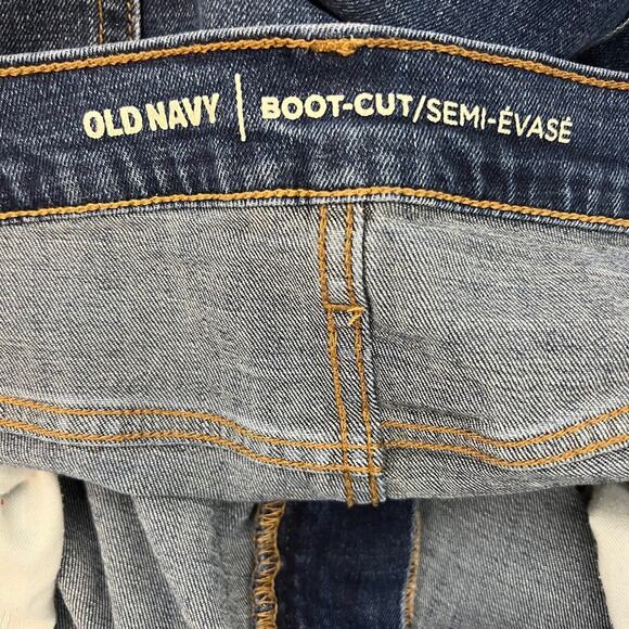 Old Navy Mens Jeans 42 x 32 Bootcut Blue Cotton Spandex Medium Wash - Picture 4 of 5